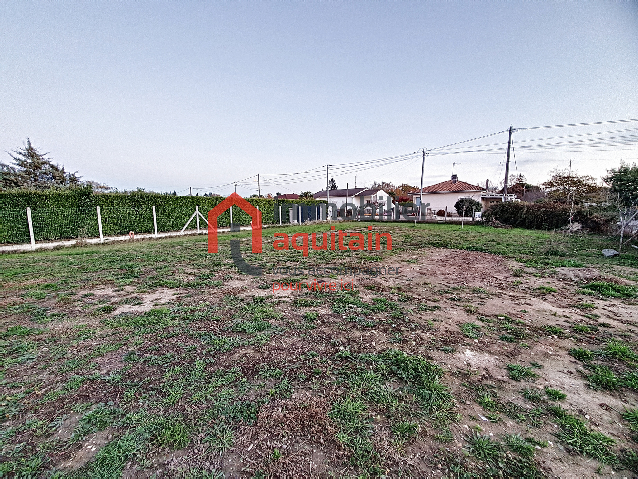 Vente Terrain Plat Constructible Plein Sud Immobilier Aquitain